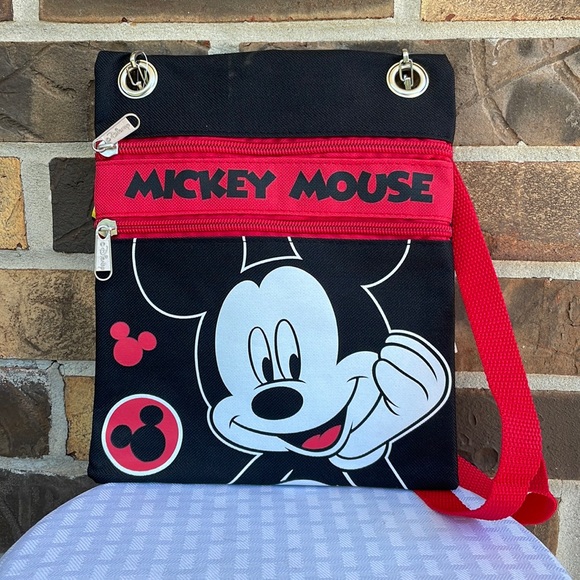 Disney Handbags - Disney Mickey Mouse Black Passport Bag